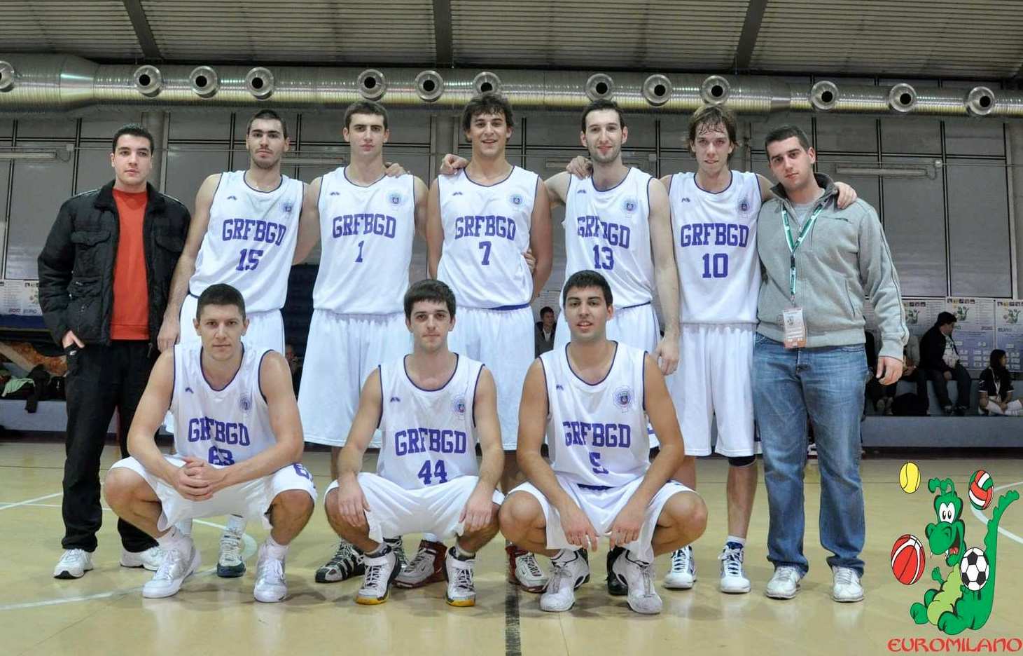 Кошаркашка екипа на турниру у Милану, 2010.